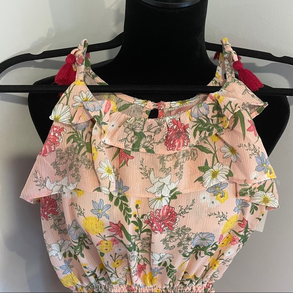 BCBG GIRLS One piece floral jumpsuit 14 - Picture 5 of 9